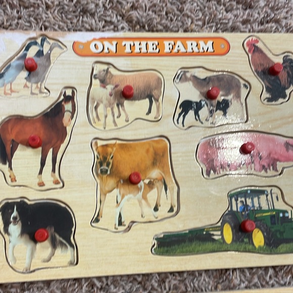 Baby wooden learning puzzles - Picture 4 of 4